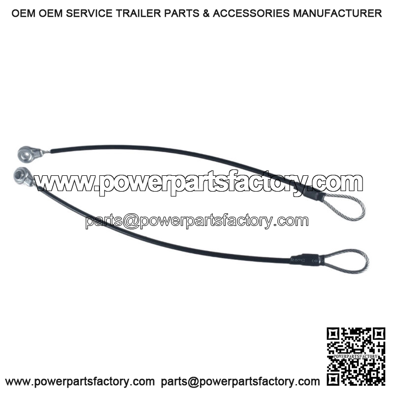 2* Tailgate Cables Fits John Deere Gators 6x4 HPX615E HPX815E XUV865R #M159508