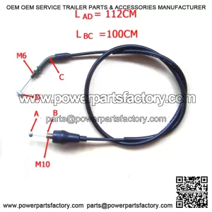 Orignal Throttle Cable 9CR6-105000 CFMOTO Cforce 400AU-2016 500EPS 600EPS ATV