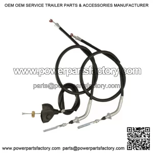 1990 Yamaha 200 Blaster YFS200 Upper and Lower Front Brake Cables (For: Yamaha)