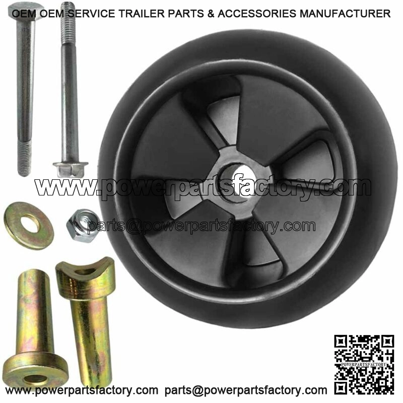 4Pk Deck Wheel 6Pc Kit for John Deere AM133602 AM116299 M111489 GX355 LT180 - Image 5