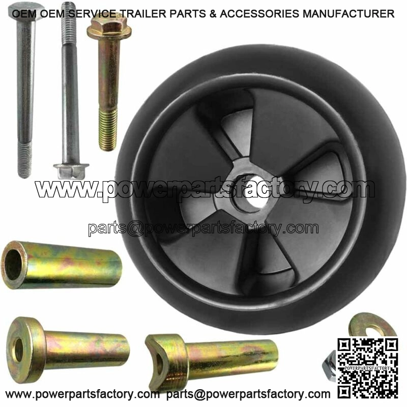 4Pk Deck Wheel 9Pc Kit for John Deere AM133602 AM116299 M111489 GX355 LT180 - Image 4