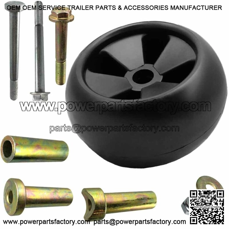 4Pk Deck Wheel 9Pc Kit for John Deere AM133602 AM116299 M111489 GX355 LT180 - Image 5