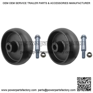2Pk Deck Wheel Roller and Hardware for John Deere GX10168 R11819 210-051 72-119