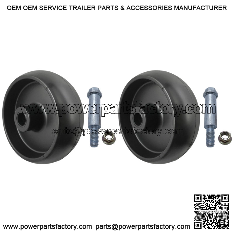 2Pk Deck Wheel Roller and Hardware for John Deere GX10168 R11819 210-051 72-119