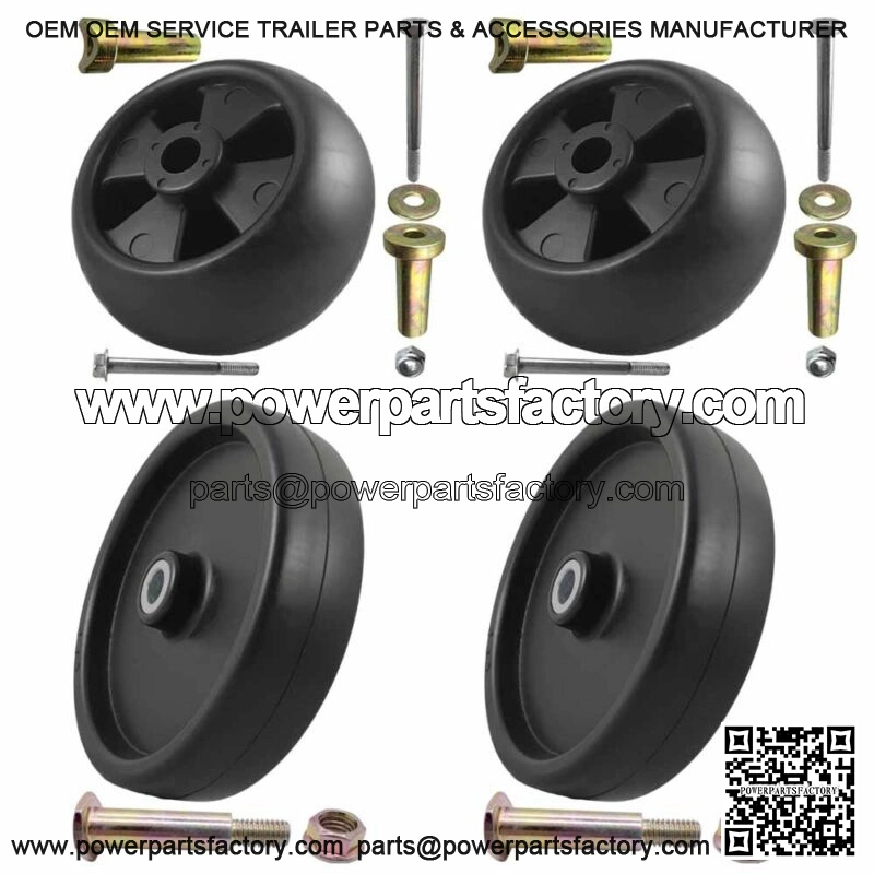 4 Deck Wheel & Kit for John Deere 318 400 420 AM31009 AM32639 AM54223 AM54243