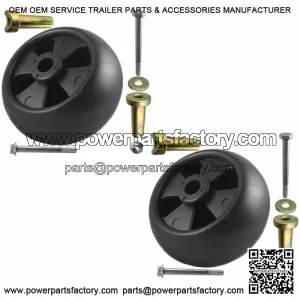 2Pk Deck Wheel 6Pc Kit for John Deere AM133602 AM116299 M111489 GX355 LT180
