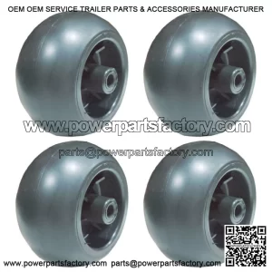 (4) Deck Wheels Fits John Deere Mower Z810 Z820 Z830 Z910 Z920 Z930 Z950