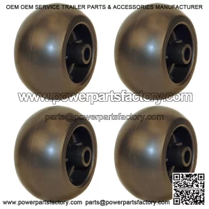 (4) Deck Wheels Fits Kubota BX ZD Series K5351-42110 K5371-42110