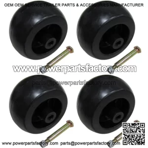 4 Deck Wheels for Craftsman GT5000 GT6000 Fits Cub LT1042 Fits Husqvarna GT2254