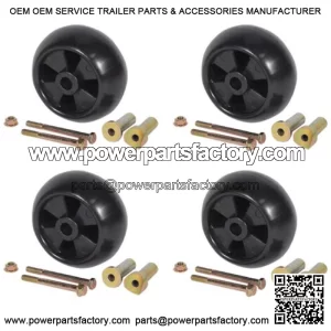 4pk Deck Wheel Fits John Deere 46" 54" 60" GX355 LT180 LX289 RX73 STX46 X320 757