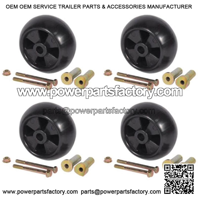 4pk Deck Wheel Fits John Deere 46" 54" 60" GX355 LT180 LX289 RX73 STX46 X320 757
