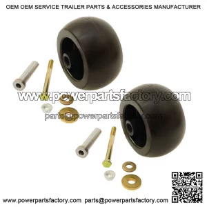 2 pk Deck Wheel Roller w Hardware 103-7263 Fits Exmark Fits Kubota Mower