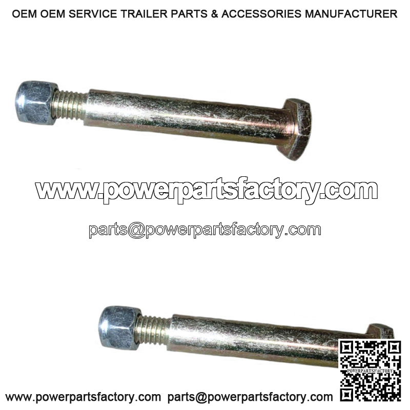 Replacement 2 pack of deck wheel bolts & nuts for lawn mowers & zero turns