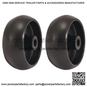 2 NEW DECK GAUGE WHEELS FOR JOHN DEERE GX10168 Z225 Z245 Z425 L100 L130 G100