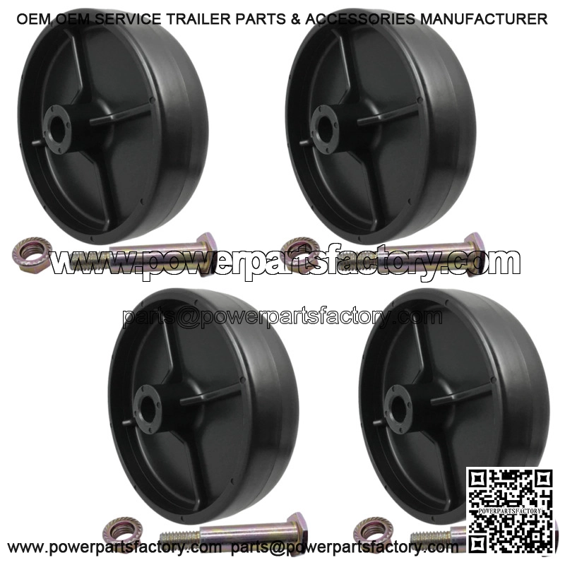 4Pk Deck Wheel and Hardware Kit Toro 112-0337 MTD 734-0973 Troy-Bilt Cub Cadet