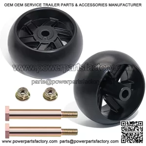2 Pack Deck Gauge Wheels Kit Fit for Most 42" 46'' 48'' 50" 52'' and 54" Decks Replace for Husqvarna 532174873 589527301 for Cub Cadet 753-04856A for MTD 133957 174873 734-03058, etc