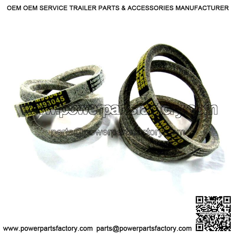 Belts will fit John Deere M93045 M91470 FOR RX63 RX73 RX75 RX95 SX75 SX95 MOWERS