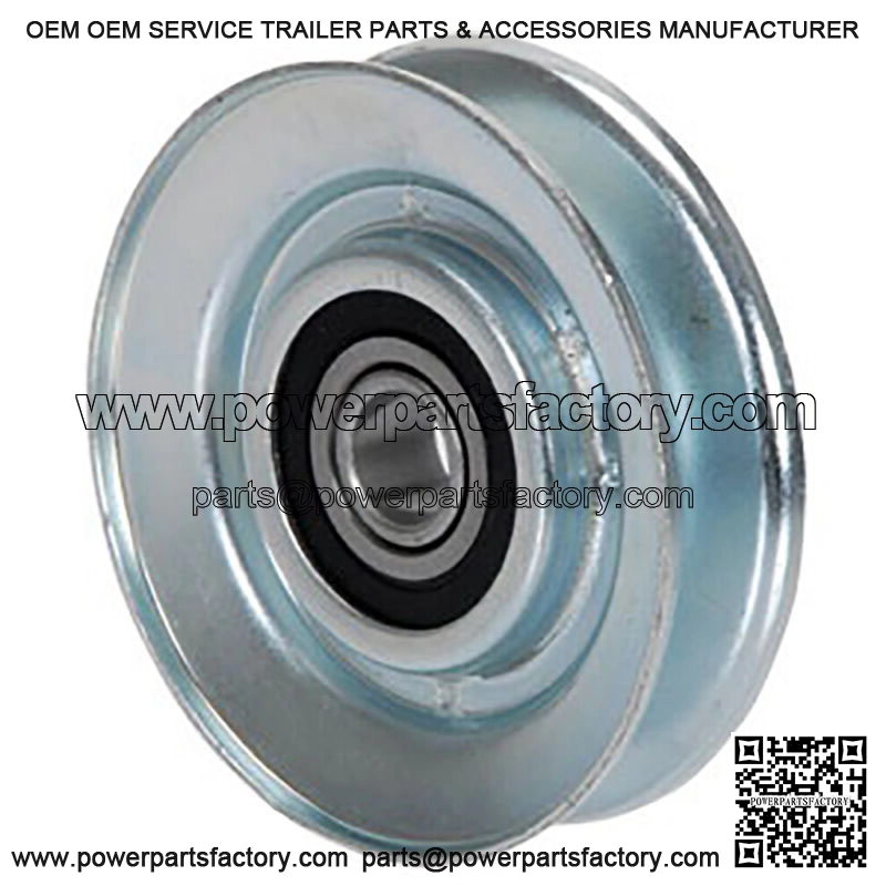 V-Belt Idler Pulley Steel with Heavy Duty Bearing Fits Murray 20613, 420613 - Image 2