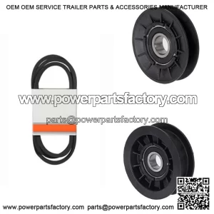 Idler Pulley Kit w/Transmission Drive Belt Fits John Deere D140 D150 D160 D170
