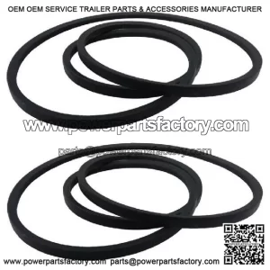 2 Deck Drive Belts for John Deere GX21833 GX20571 D140 D150 D160 L120 L130 145