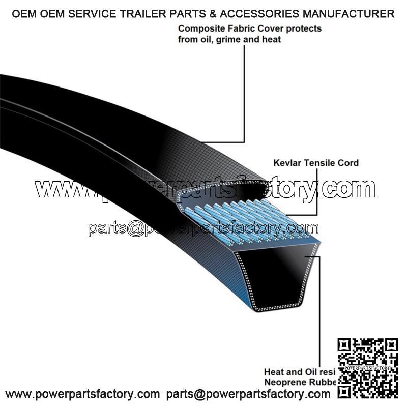 OakTen Deck Belt for John Deere D160, L120, L130, L145, L155, GX20571, GX21883 - Image 4