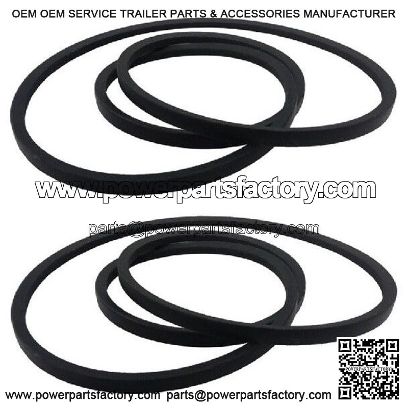 (2) Replacement Belts for MTD 954-04219 / 754-04219 (1/2" x103")