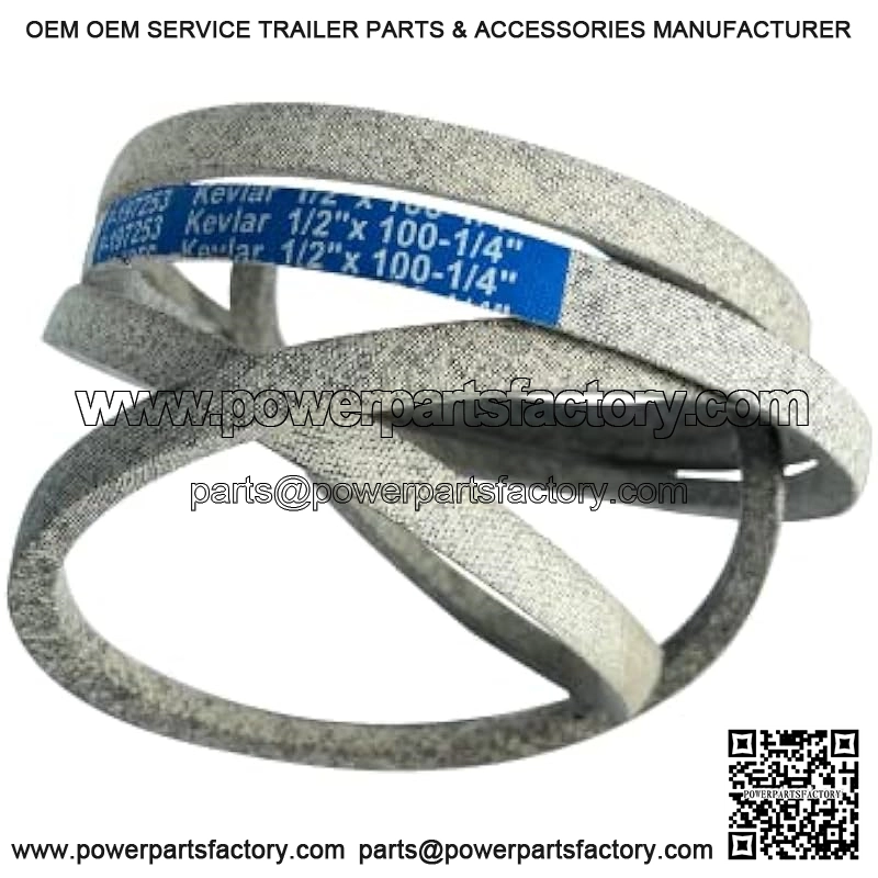 429636 197253 Lawn Mower Kevlar Deck Belt 1/2" x100 1/4" for Craftsman Husqvarna AYP Ariens 532197253 592855001 21546422 21547025