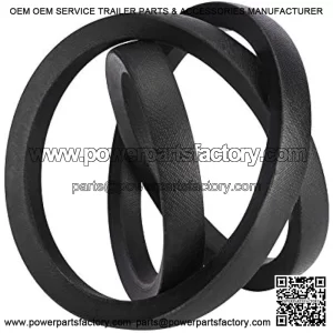 532197253 Deck Belt 1/2" X 100 1/4" Compatible with Husqvarna 32197253 592855001 AYP 197253 532197253 592855001 Ariens 21546422 21547025 21547238 Craftsman/Poulan 429636 197253