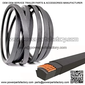 Lawn Mower Tractor Drive Deck Belt 1/2" x100 1/4" for Husqvarna 532197253 592855001,AYP 197253 532197253 592855001,Ariens 21546422 21547025