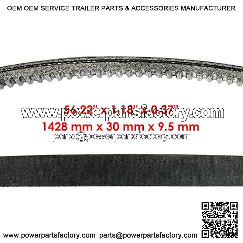 for John Deere 1200 1200A Bunker and Field Vehicle Rakes Drive Belt Model KVTR-17904 - Image 4