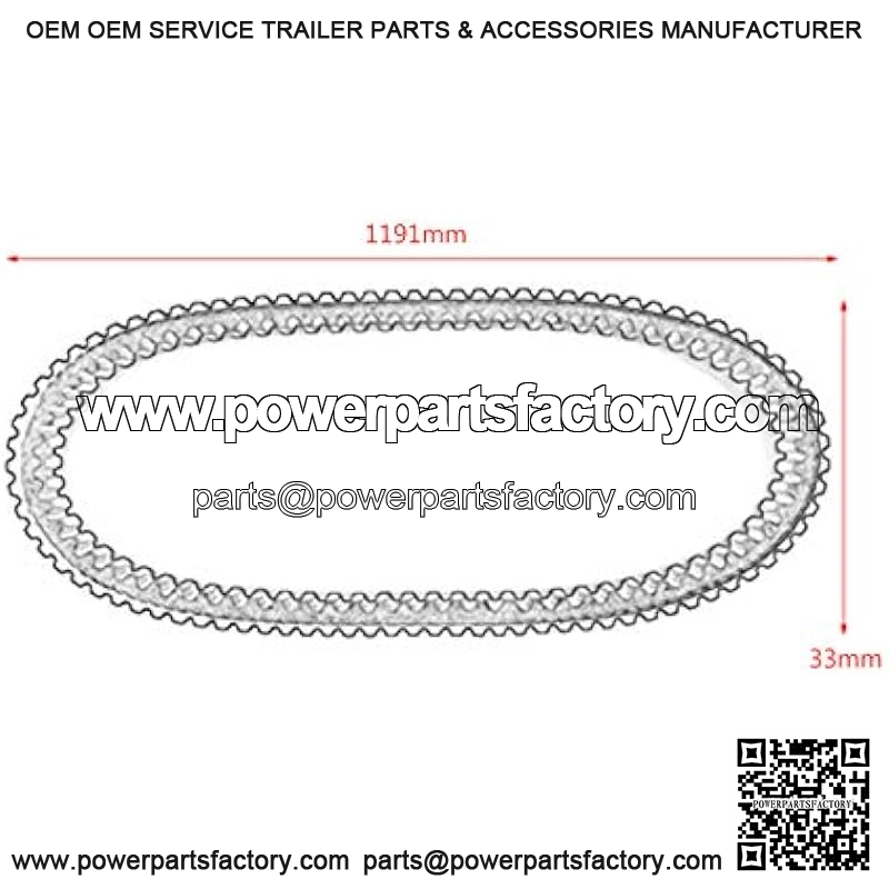 Bruce & Shark Motor Drive Belt for John Deere Gator XUV 825I S4 2015-2018 855D S4 2015-2018 - Image 2