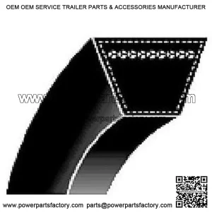 TCU12440 Replacement V-Belt Fits John Deere Riding Mower Models: 1420 1435 1445