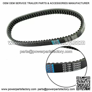 Drive Clutch Belt For Yamaha YFM300 Grizzly 300 12 13 ATV 1SC-E7641-00 SG (For: Yamaha)