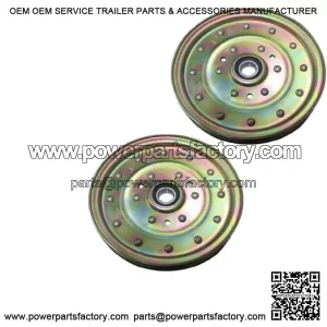 2 Pack Flat Idler Pulley Fits Exmark Lazer Z Fits Toro Master 1-633109 52 60 72"