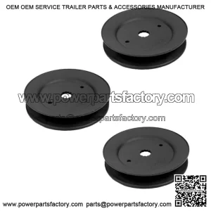 3PK Mandrel Pulley Fits Craftsman 42" 50" 54" Deck 173436 153535 532153535