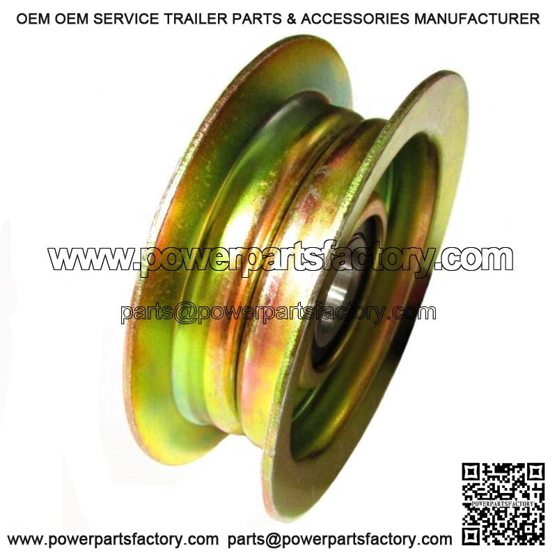 GY22172 GY20067 Flat Idler Pulley for Deck Fits John Deere D140 D150 D155 D160 - Image 2
