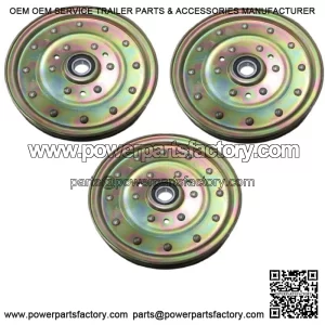 3 Idler Pulleys Fits Exmark Fits Toro 126-7685 1-633109 116-4667 Fits Husqvarna