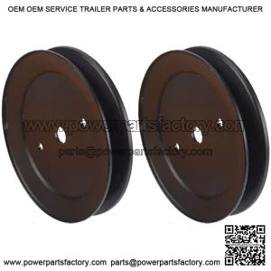 2 Pcs 195945 197473 532195945 Spindle Pulley 6-1/4 OD