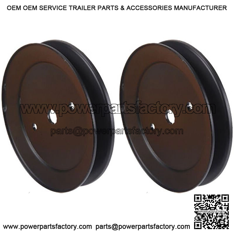 2 Pcs 195945 197473 532195945 Spindle Pulley 6-1/4 OD