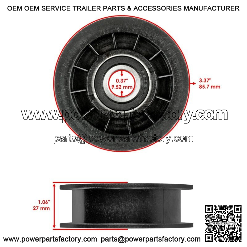 Drive Pulleys for John Deere L120 L130 CV23S LA100 31P677 LA105 LA110 LA115 - Image 3
