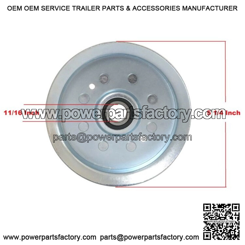 3 Deck Flat Idler Pulley Kit For John Deere L120 L130 X165 X166 X167 D160 - Image 2