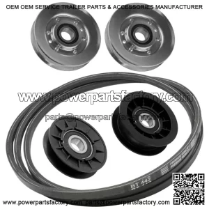 Drive Belt w/Pulleys for John Deere L118 L120 L130 CV23S LA100 31P677 LA105