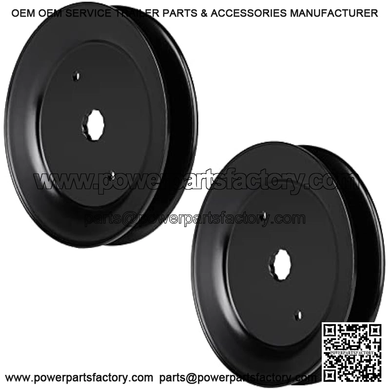 Deck Spindle Pulley Replaces for AYP Husqvarna Dixon 129206 153532 173435 532173435,AYP Poulan Husqvarna 2348LS 2748GLS GTH2648 GTH264 LT120 LT141,2 Pack
