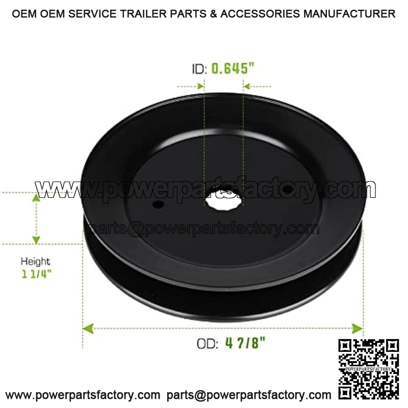 Deck Spindle Pulley Replaces for AYP Husqvarna Dixon 129206 153532 173435 532173435,AYP Poulan Husqvarna 2348LS 2748GLS GTH2648 GTH264 LT120 LT141,2 Pack - Image 2