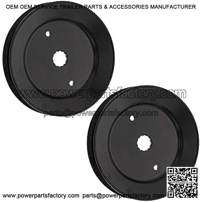 Deck Spindle Pulley for Husqvarna GT200 GTH225 LR 100 YT180 YTH180 EZ4824 129207 153531 173434 532173434 2 Pack