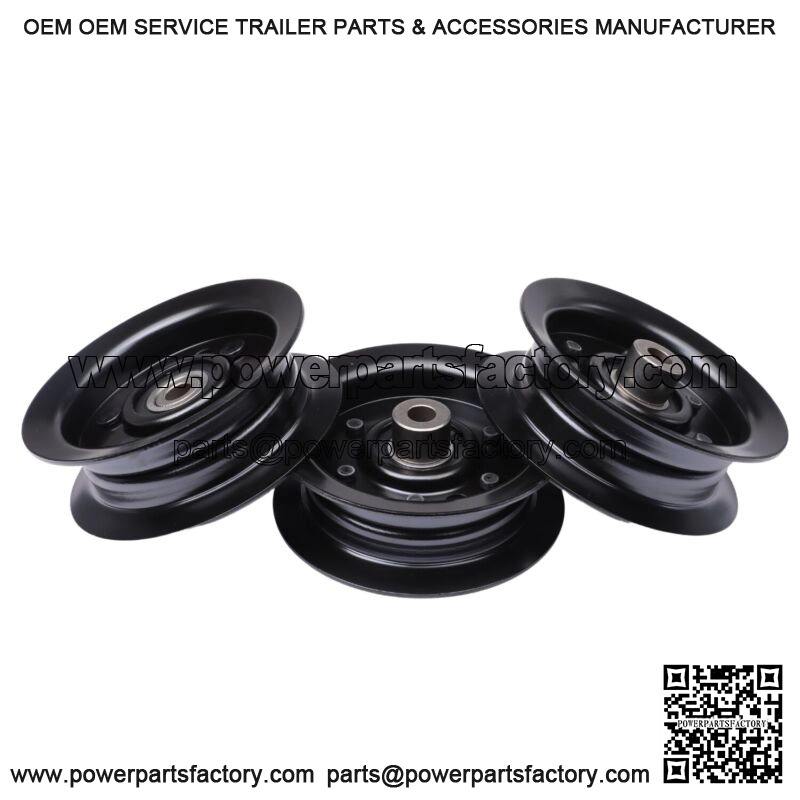 3Pcs Flat Idler Pulley Replace for Timecutter SS5000 106-2175 132-9420 - Image 3