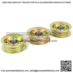 (Pack of 3) Flat Idler Pulley for 2013 TimeCutter SS 5060 74632 Lawnmower