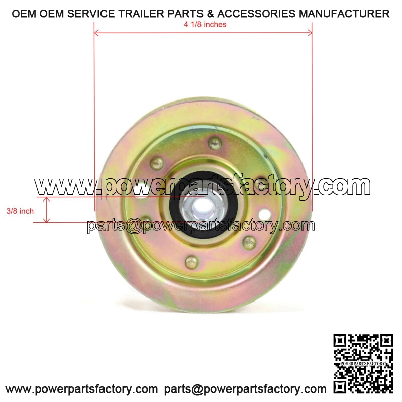(Pack of 3) Flat Idler Pulley for 2013 TimeCutter SS 5060 74632 Lawnmower - Image 3
