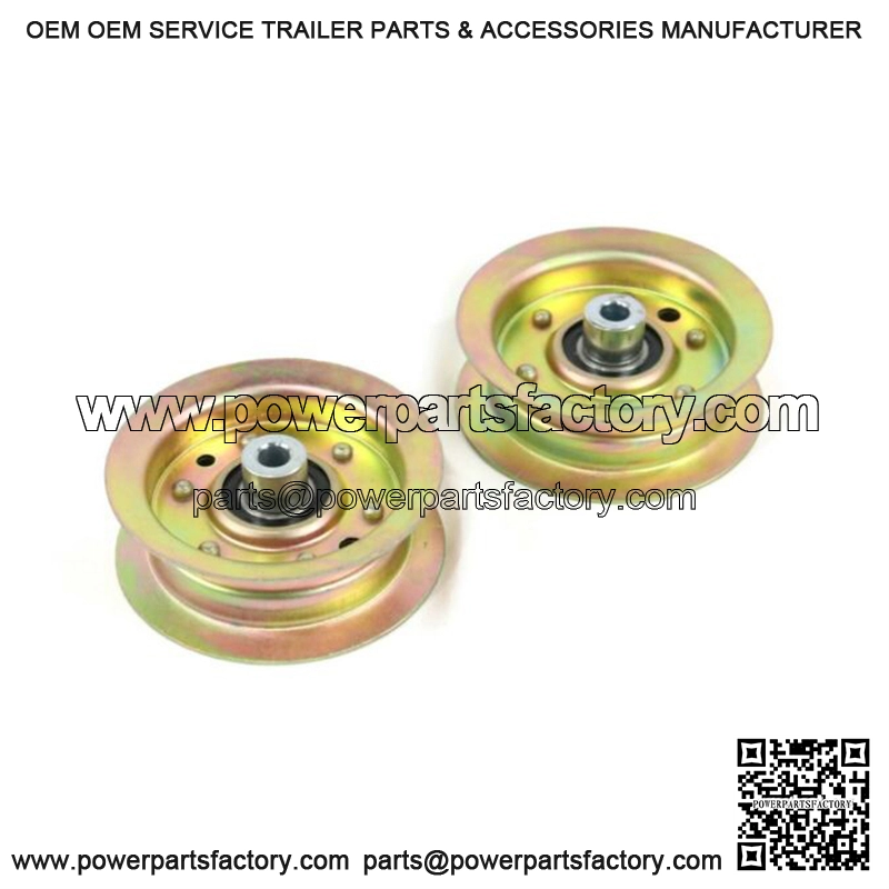 (Pack of 2) Flat Idler Pulley for TimeCutter SS 4225 74721 Riding Mower