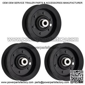 Flat Idler Pulley Set for TimeCutter SS5000 Z4200 106-2175 132-9420 3-Pack